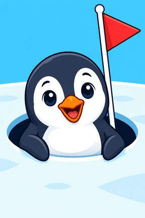 Penguin Mini Golf online multiplayer game thumbnail