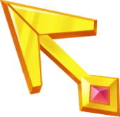 Gold Arrow Cursor: For those who want to pierce their targets in style.