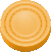 Yellow Piece: Tastes like a caramel candy.
