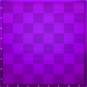 Purple Board: For chess games regal enough to make kings and queens jealous.