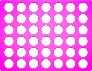 Fuchsia Board: Face your foes on this fabulous fuchsia frame.