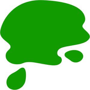 Green: As green as a very green alien.