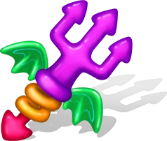 Imp Trident Brush: Perfect for when you want to feel a little impish.