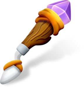Magic Trowel: Once used to make wizard towers, now it serves in your artistic endeavors.