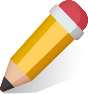 Pencil: Standard #2 pencil.