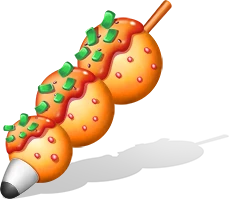 Takoyaki Brush: Perfect for starving artists.