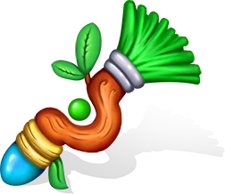 Tribal Plant Brush: Increase your painting prowess by channeling the energy of your ancestors with this brush.