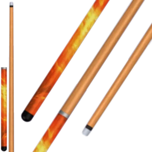 Fire Cue: This cue is too hot to handle. But that won't stop you, will it?