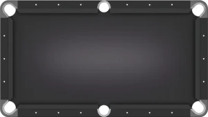 Black Pool Table: Good for hiding the Eight ball.