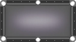 Gray Pool Table: A table without any gray-ting colors.