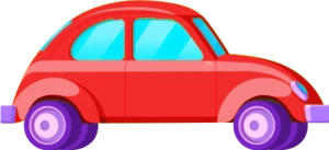 Red Car: Gives the illusion of going faster.