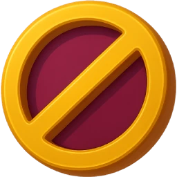 No ads sign