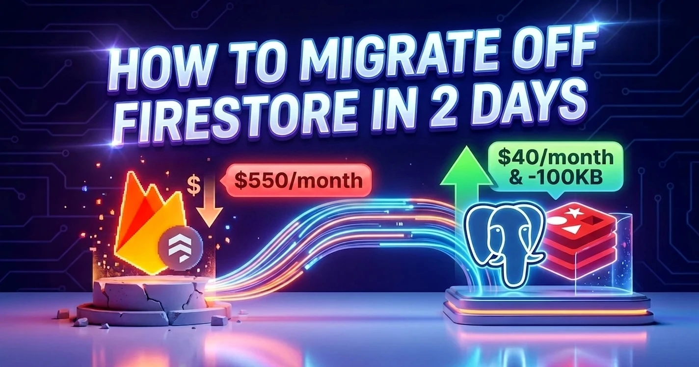 How to Migrate Off Firestore in 2 Days