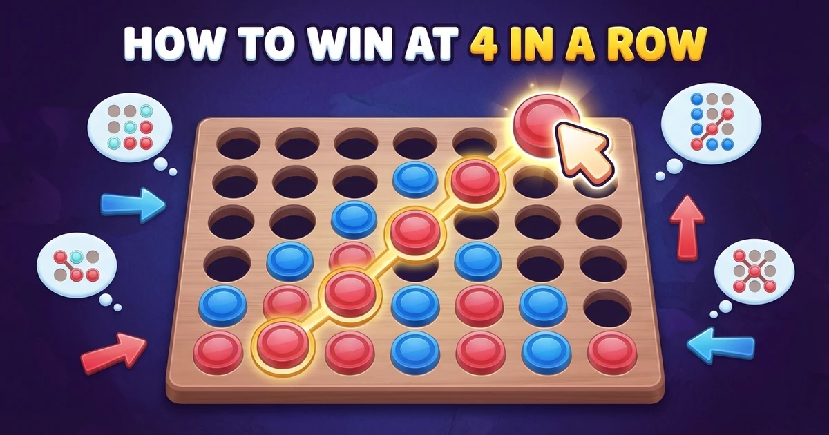 Sådan vinder du i 4 in a Row hver gang